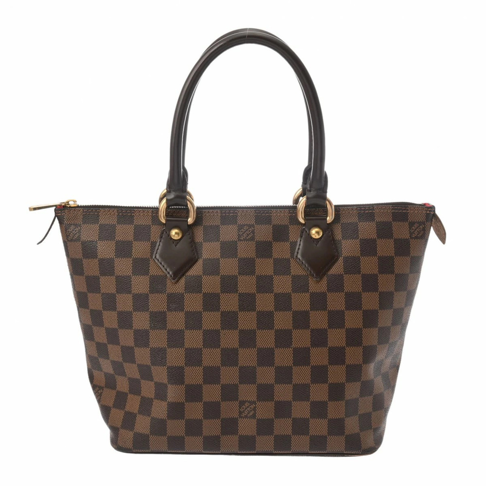 LOUIS VUITTON Damier Saleya Brown Canvas Handbag